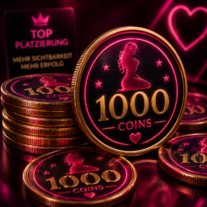 1000 Premium Coins – Top Platzierung für dein Escort Profil